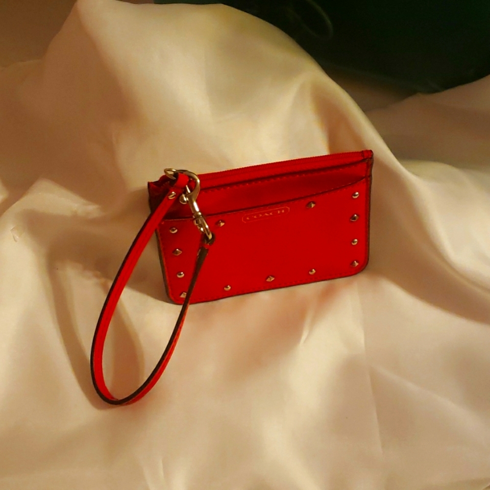 Coach credit card wristlet